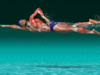 man swimming