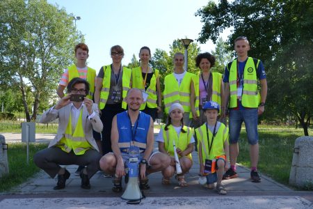 Koordynator i wolontariusze parkrun Warszawa-Ursynów